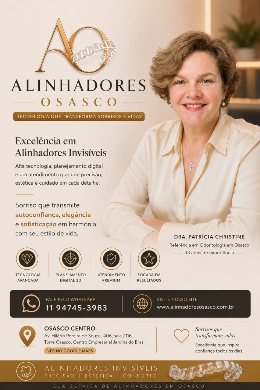 Dra. Patrícia Christine, cirurgiã-dentista para alinhadores invisíveis em Osasco