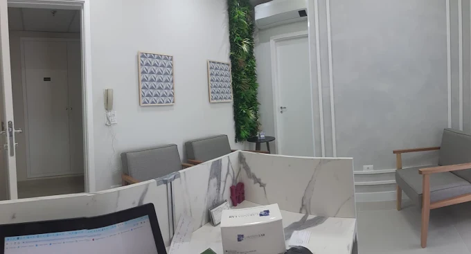 Sala de espera da clínica em Osasco